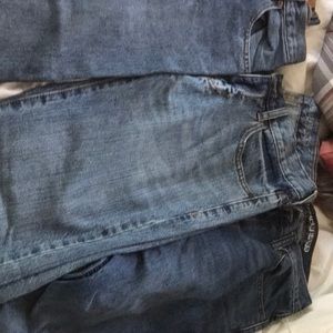 3 piece bundle of Jeans, 2 old Navy 1 from Levi’s